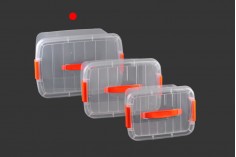 Storage box plastic transparent 410x290x220