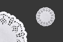 Papier chiffon pour bocaux en blanc 114 mm - 100 pcs