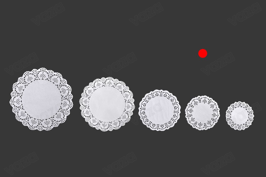 Papier chiffon pour bocaux en blanc 114 mm - 100 pcs Papier chiffon pour bocaux en blanc 114 mm - 100 pcs-εικόνα_διαστάσεις