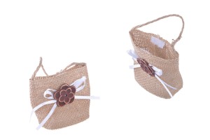 Handgemachte Säckchen für Gastgeschenke  62x44x70mm - 12 Stücke-2