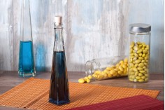Bottiglia di vetro per olio-aceto, bevande o decorazione 48 x 235-120 ml