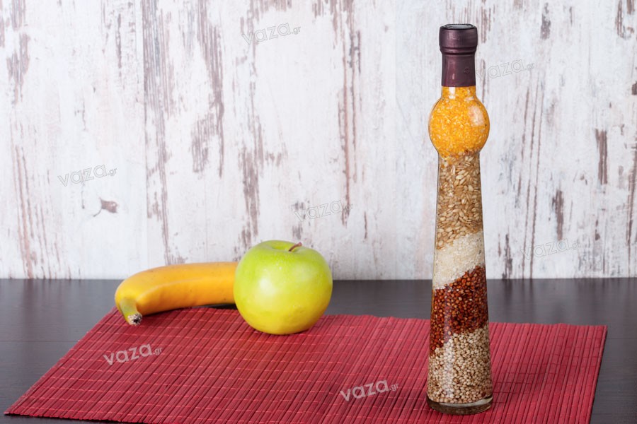 Sticlă cu cereale, pentru decorarea bucătăriei 50x300 - 210 ml