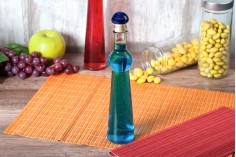 180ml glass bottle for olive oil, vinegar or spirits also suitable for decoration in size 53x240