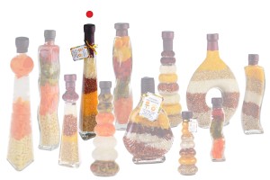 Glasflasche mit verschiedenen Früchten für die Dekoration der Küche-180ml-εικόνα_σύνθεση