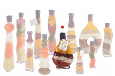 Μπουκάλι γυάλινο με διάφορους καρπούς για διακόσμηση της κουζίνας - 130 ml