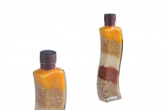 Μπουκάλι γυάλινο με διάφορους καρπούς για διακόσμηση της κουζίνας - 180 ml