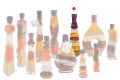Μπουκάλι γυάλινο με διάφορους καρπούς για διακόσμηση της κουζίνας - 380 ml