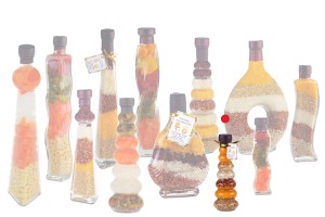 Bouteille en verre avec divers fruits secs pour la décoration de la cuisine - 100 ml-5
