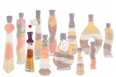 Μπουκάλι με διάφορους καρπούς γυάλινο για διακόσμηση της κουζίνας - 120 ml