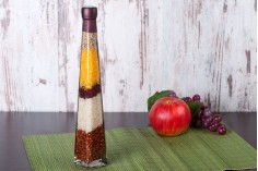 200ml Kitchen grain seeds decoration glass bottle in size 45x300