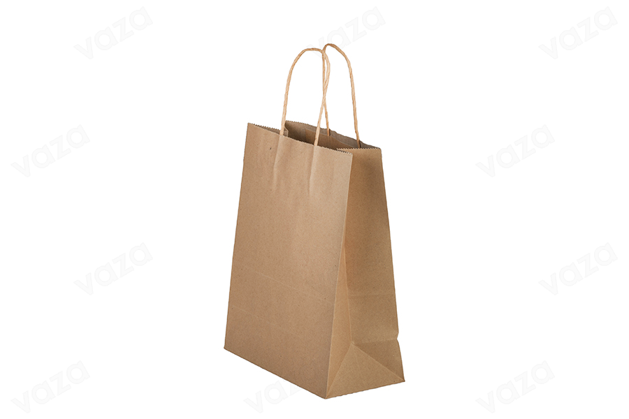 Sac cadeau en papier 220 x 110 x 280 mm avec poignée dans une variété de couleurs Sac cadeau en papier 220 x 110 x 280 mm avec poignée dans une variété de couleurs-photo_dimensions