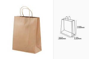 Geschenktasche mit Henkel in verschiedenen Farben  260x120x330-3