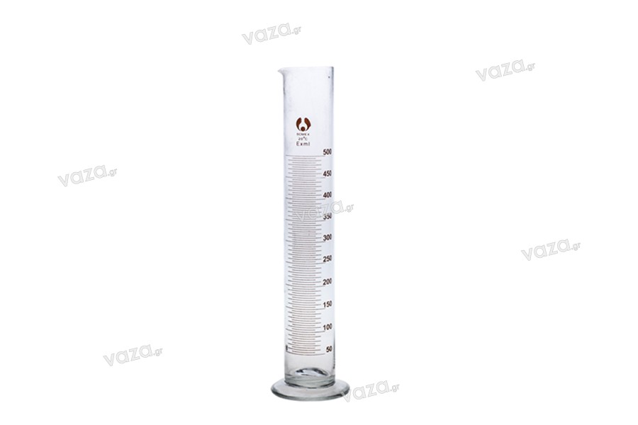 500ml graduated glass measuring cylinder