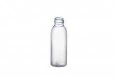 Flacon PET 55 ml transparent pour crèmes / huiles / shampooings PP 200