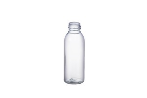 Flacon PET 55 ml transparent pour crèmes / huiles / shampooings PP 200-3