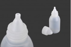 Πλαστικό μπουκαλάκι με κωνική ροή και καπάκι 25 ml