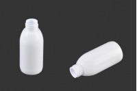 White 50ml plastic bottle with PP20 finish