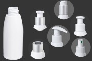 Bottiglia in plastica bianca da 100 ml PP 24