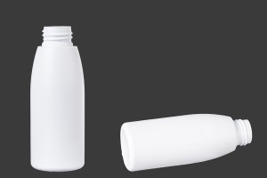 Weiße Kunststoffflasche 100 ml PP 24-εικόνα_σύνθεση