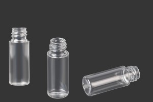 Shishe plastike 15 ml transparente me grykë PP 18 - 12 copë              -εικόνα_διαστάσεις