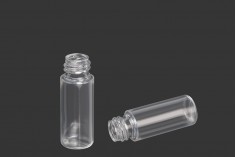 Μπουκάλι πλαστικό 15 ml διάφανο με στόμιο PP 18 - 12 τμχ