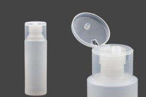 Flacon en plastique de 250 ml avec couvercle rabattable pour shampooing et lotion-εικόνα_προϊοντική