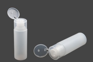 Flacon en plastique de 250 ml avec couvercle rabattable pour shampooing et lotion-εικόνα_διαστάσεις