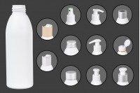 Weiße Kunststoffflasche 150 ml PP 24
