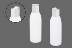 White 150ml plastic bottle with PP24 finish