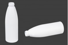 White 200ml plastic bottle with PP24 finish