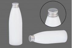 White 200ml plastic bottle with PP24 finish