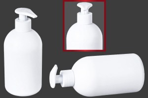 Flacon en plastique blanc de 500 ml avec PP 28-bildgruppe