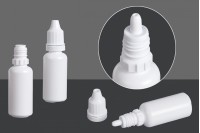 Flacon en plastique de 20 ml avec bec verseur pour les gouttes