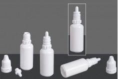 Μπουκαλάκι πλαστικό 20 ml με στόμιο για σταγόνες - 100 τμχ