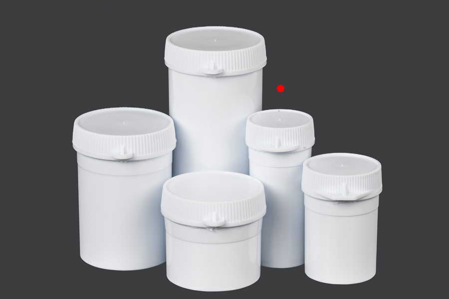 Βαζάκι σωλήνας με κουμπωτό καπάκι 20 ml - 100 τμχ