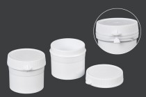 Βαζάκι σωλήνας με κουμπωτό καπάκι 20 ml για χάπια - 100 τμχ Βαζάκι σωλήνας με κουμπωτό καπάκι 20 ml για χάπια - 100 τμχ
