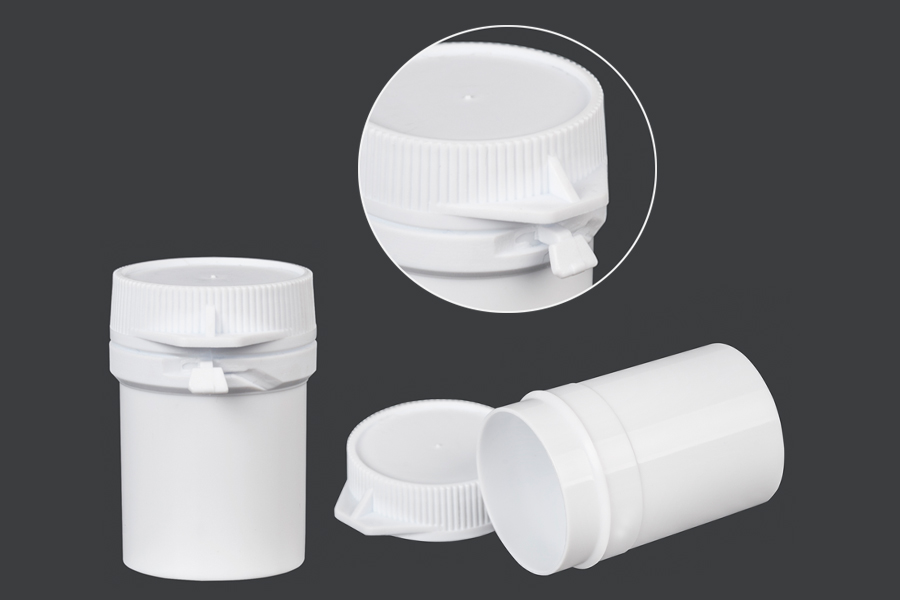 Μπουκαλάκι σωλήνας με κουμπωτό καπάκι 20 ml για χάπια - 100 τμχ Μπουκαλάκι σωλήνας με κουμπωτό καπάκι 20 ml για χάπια - 100 τμχ