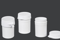 Μπουκαλάκι σωλήνας με κουμπωτό καπάκι 20 ml για χάπια - 100 τμχ Μπουκαλάκι σωλήνας με κουμπωτό καπάκι 20 ml για χάπια - 100 τμχ