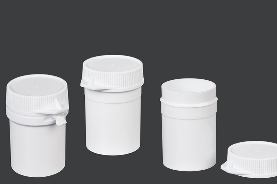 Μπουκαλάκι σωλήνας με κουμπωτό καπάκι 20 ml για χάπια - 100 τμχ Μπουκαλάκι σωλήνας με κουμπωτό καπάκι 20 ml για χάπια - 100 τμχ