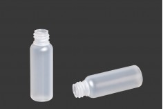 Μπουκάλι πλαστικό ημιδιάφανο 20ml με στόμιο PP 18