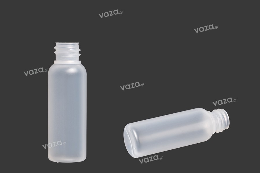 Kunststoffflasche halbtransparent 20 ml PP 18