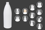 Bottiglia di plastica bianca da 500 ml PP 24