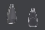 Μπουκάλι πλαστικό διάφανο 370 ml για κέτσαπ, μουστάρδα, μέλι