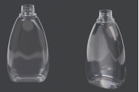 Transparent plastic bottle 715 ml for ketchup, mustard, honey