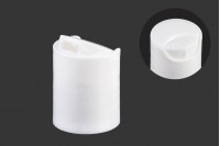 Disk top πλαστικό καπάκι PP18 σε μαύρο ή λευκό χρώμα