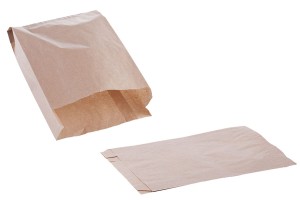 Flachbeutel aus Kraftpapier 180x60x300 ohne Sichtfenster ß 100 Stk-1