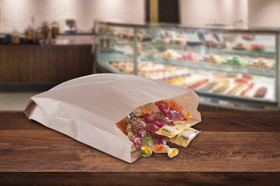 Flachbeutel aus Kraftpapier 180x60x300 ohne Sichtfenster ß 100 Stk-εικόνα_σύνθεση