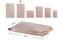 Flachbeutel aus Kraftpapier 200x40x370 ohne Sichtfenster -100 Stk Flachbeutel aus Kraftpapier 200x40x370 ohne Sichtfenster -100 Stk