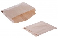 Brown kraft bag in size 200x40x200 without a window - 100 pcs