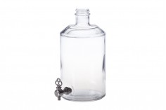 Flacon en verre 1000 ml pour parfums avec support pour robinet (choisir le robinet parmi les accessoires)*